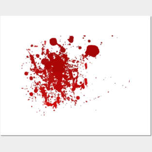 Blood Wall Art - Blood Splatter by JustinDallas